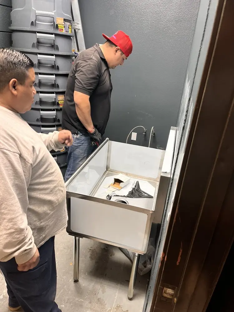 Commercial plumbing and sink installation in Lisbon Acres